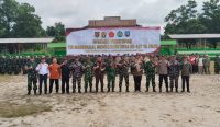Kegiatan Tentara Manunggal Membangun Desa (TMMD) ke-127 Tahun Anggaran 2026 di Desa Penutuk, Kabupaten Bangka Selatan (Basel) resmi ditutup, Rabu (11/3/2026).