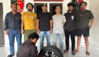 Curi Velg Mobil, Paman dan Keponakan di Pangkalpinang Diciduk Buser Naga