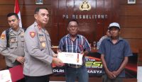 2 Nelayan Belitung Temukan 42 Kg Sabu Diganjar Penghargaan Kapolda Babel