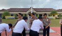 Kepolisian Resor (Polres) Bangka Barat menggelar kegiatan halal bihalal dan doa bersama di Mapolres Bangka Barat, Selasa (30/3/2026).