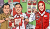 Road Tour Donor Darah PMI Basel Sambangi Dinkes, Targetkan 35 Kantong di Satpol PP Kamis Mendatang