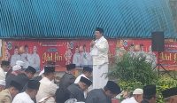 Wali Kota Pangkalpinang Pimpin Salat Idulfitri, Ribuan Jemaah Padati Taman Merdeka