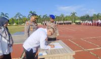 Polres Bangka Barat Luncurkan Program GEBER, Teken MoU dengan Disdikpora untuk Proteksi Pelajar
