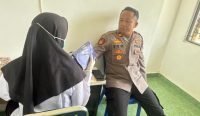 Bantu Pasien RSUD Sejiran Setason, Personel Polres Bangka Barat Gelar Donor Darah Darurat