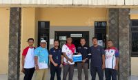Bersama Masyarakat Desa Permis, PT Timah Dukung Turnamen Voli dan Jalan Santai Warga