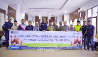 PT TIMAH Kembali Distribusikan Hewan Kurban, Algafry: Bentuk Kepedulian yang Konsisten