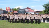 Polres Belitung Apel Siaga Pengamanan Hari Buruh Internasional 