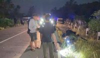 2 Sepeda Motor Tabrakan di Tikungan Pantai Baru, Satu Pelajar Patah Tulang Paha
