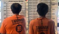 Polisi Ringkus 2 Spesialis Pencuri Mesin AC di Klinik Bakti Timah Toboali