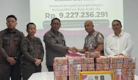 Kejari Bangka Setor Uang Pengganti Tipikor BWS Babel Rp9,2 Miliar