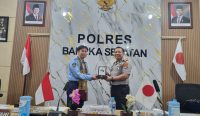 Kolaborasi Internasional, Polres Bangka Selatan Terima Kunjungan Kepolisian Jepang