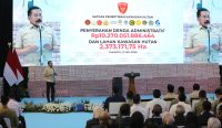 Begini Penampakan Uang Sitaan Rp10,2 Triliun yang Diserahkan Kejagung ke Kas Negara