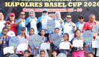 Semangat Bhayangkara, Turnamen Tenis Lapangan Kapolres Basel Cup 2026 Sukses Digelar