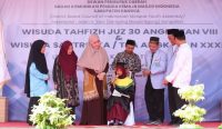Wisuda BKPRMI Bangka: Semangat Santri Tak Luntur Meski Diguyur Hujan, 1.132 Lulus Tahfidz dan TPA
