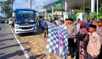 Wabup Debby Lepas Keberangkatan Jemaah Calon Haji Bangka Selatan Kloter 8