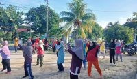 Tetap Bugar di Usia Senja, Lansia di Mentok Antusias Ikuti Senam Sehat Bersama PT Timah