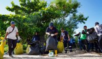 Jaga Kelestarian Pesisir, PT Timah Gelar Aksi Gotong Royong Bersihkan Pantai Tambak Udang
