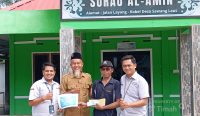 PT Timah Dorong Kenyamanan Ibadah Lewat Bantuan Pagar Surau Al Amin Kundur Barat
