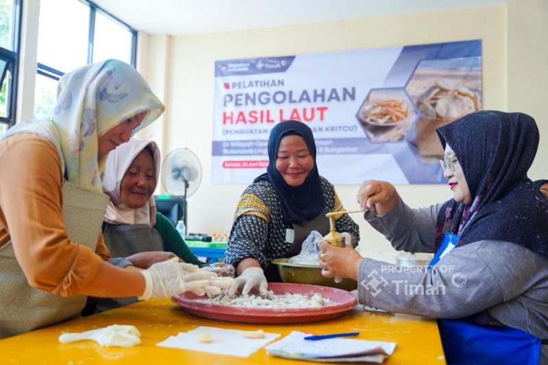 Komitmen PT Timah Wujudkan UMKM Berkelanjutan Lewat Aksi Berbagi Keterampilan
