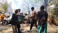 Sisa Racun Nyamuk Berujung Petaka, Rumah Panggung dan Mobil CRV di Tempilang Jadi Arang