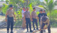 Tekan Angka Kecelakaan, Polres dan DPRD Babar Gotong Royong Perbaiki Jalan Kelurahan Sungai Baru