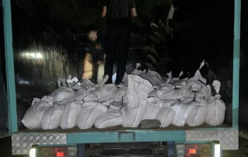 Tri Cakti Gagalkan Pengiriman 6 Ton Bijih Timah Ilegal di Desa Air Anyir 