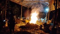 Tri Cakti Gerebek Peleburan Timah di Matras, 98 Balok dan 3,2 Ton Pasir Timah Disita