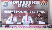 2 Pengedar di Belitung Dicokok, Polisi Sita 196 Paket Sabu