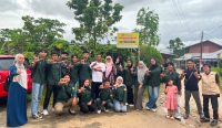 Dokumentasi kunjungan mahasiswa ke Yayasan Tanggokers sebagai bentuk pembelajaran lapangan mengenai pentingnya menjaga ikan endemik Bangka Belitung.