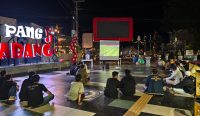 Seru! Warga Bangka Selatan Antusias Nobar Piala Dunia di Simpang 5 Toboali