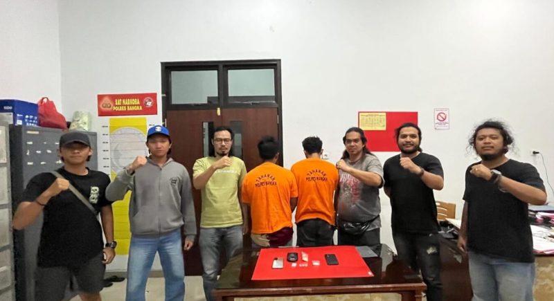 Polisi Sergap 2 Pengedar Sabu di Belinyu, 7,8 Gram Sabu Disita