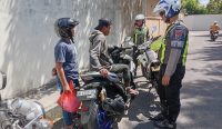 Polres Belitung Laksanakan Penindakan Hunting System Berbasis ETLE Handheld, 5 Pelanggar Ditilang