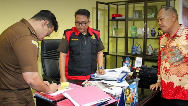 Jaksa Geledah Kantor Dindik Beltim terkait Tipikor Belanja Modal Gedung Rp17M