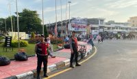 Sinergi Personel Polres Belitung Kawal Car Free Day Tanjungpandan Berlangsung Meriah