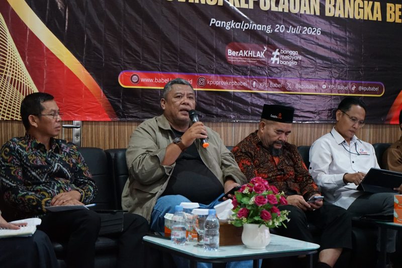 Soroti Informasi Sensitif tapi Terbuka, PWI Babel Beri Catatan Khusus di FGD Standar Layanan KPU