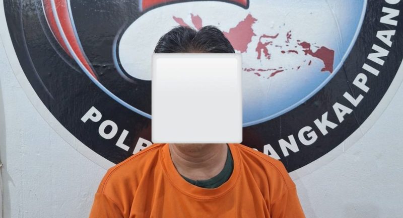 Pengedar Sabu asal Desa Rajik Digerebek di Kontrakan Pangkalpinang, Polisi Sita 4,70 Gram