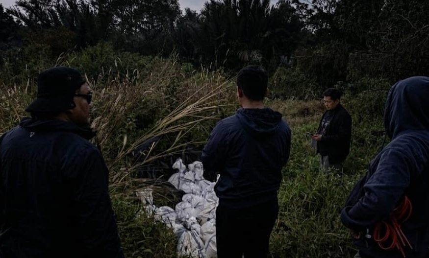 Operasi Senyap di Pantai Kelambui Toboali, Tri Cakti Gagalkan Penyelundupan 1 Ton Timah Ilegal