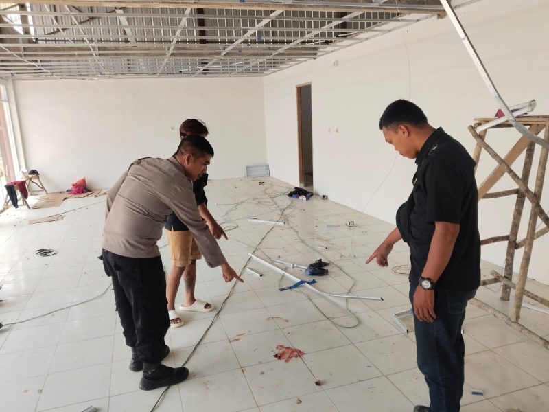 Pekerja Proyek KDMP Simpang Katis Meninggal usai Jatuh dari Tangga Kayu