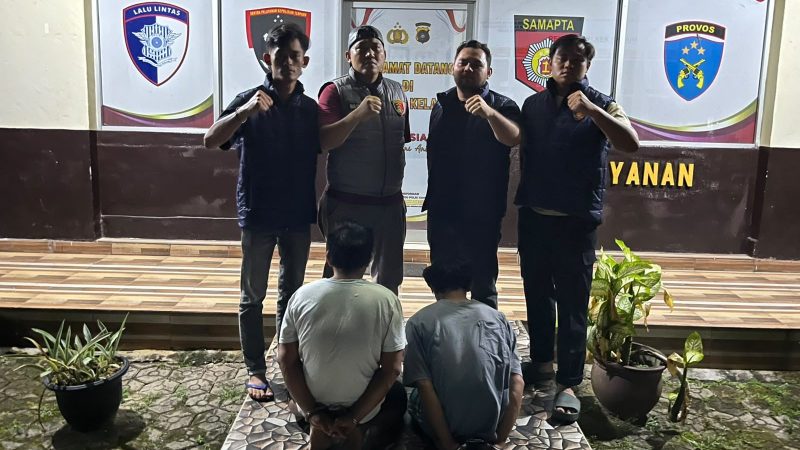 Rekaman Video Jadi Bukti Kunci, Dua Pencuri Sawit PT BPL Diringkus Polsek Kelapa