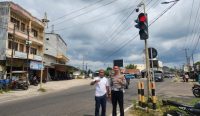 Dishub dan Satlantas Polres Bangka Perbaiki Traffic Light Simpang 4 Kuday, Arus Lalu Lintas Kembali Normal
