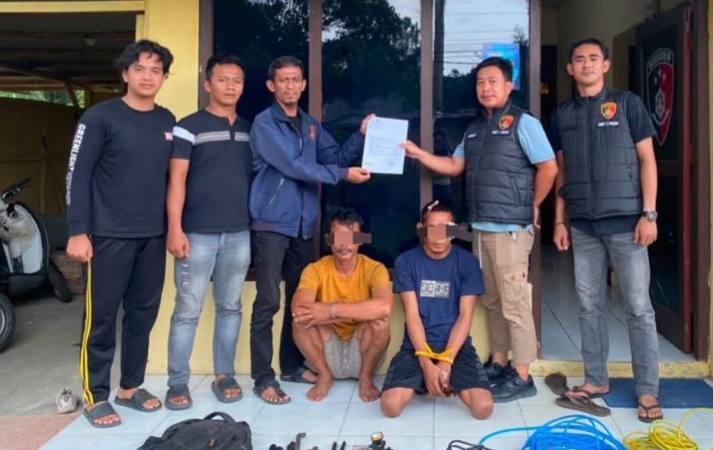 Detik-detik Pencuri Kabel Tower Tikam Teknisi di Bangka: Sempat Kabur Naik Truk Fuso, Akhirnya Terciduk