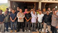 Pererat Silaturahmi dengan Media, Kapolres Bangka Juga Imbau Warga Manfaatkan Layanan 110