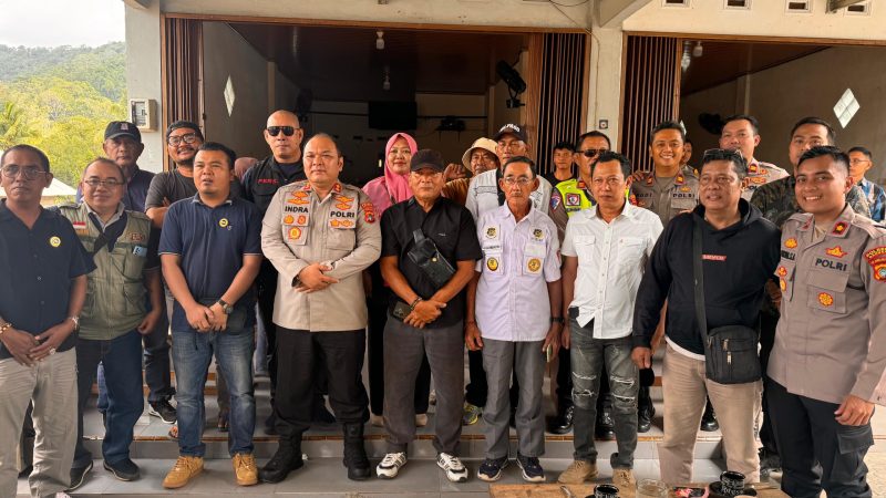 Pererat Silaturahmi dengan Media, Kapolres Bangka Juga Imbau Warga Manfaatkan Layanan 110