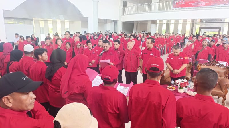 Pengurus Ranting PDIP Basel Resmi Dilantik, Rudianto Tjen: Ujung Tombak Serap Aspirasi Warga