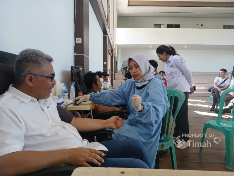 Aksi Kemanusiaan HUT ke-50 PT Timah, 86 Kantong Darah Siap Selamatkan Nyawa di Bangka Barat