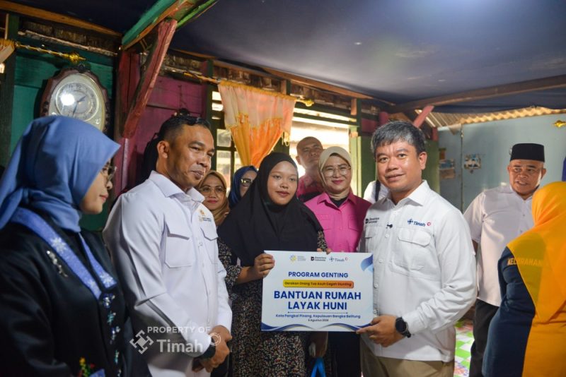 Dari Rumah Tak Layak Jadi Hunian Sehat, PT Timah Ubah Masa Depan 3 Keluarga