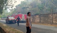 Kebakaran di Lapangan Golf PT Timah Mentok, Polisi Duga Karena Kelalaian