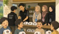 Keceriaan Anak-Anak Rumah Ilmu Al Hijrah saat Berkreasi di Program Kolaborasi Bangor Berbagi