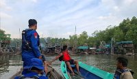 90 Ponton Beroperasi di DAS Kampak, Polairud Babar Imbau Setop TI Tak Kantongi Izin