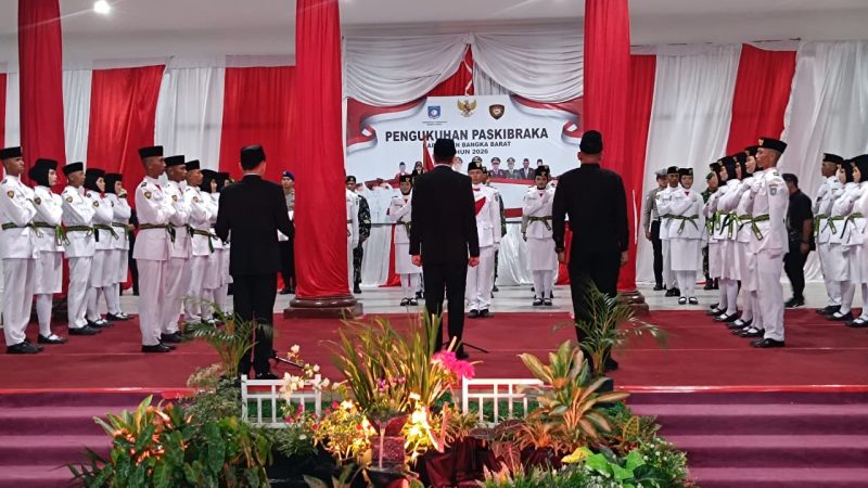 Pengukuhan Paskibraka Bangka Barat 2026: Ikrar Cinta Tanah Air dan Pesan Haru Bupati Markus